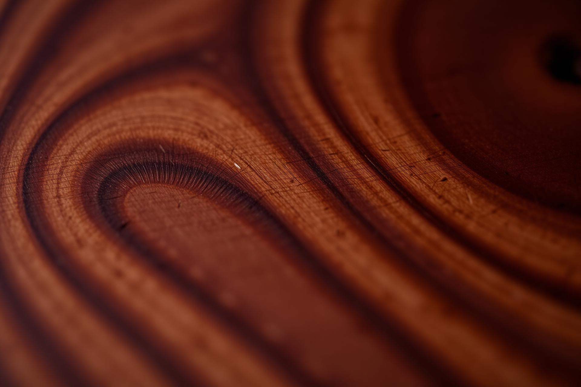 Macro detail of premium Tamarind wood grain